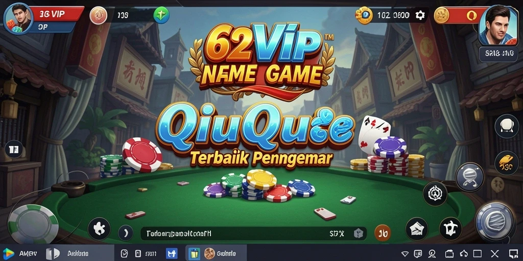 Gameplay QiuQiu yang mendebarkan di 62VIP.