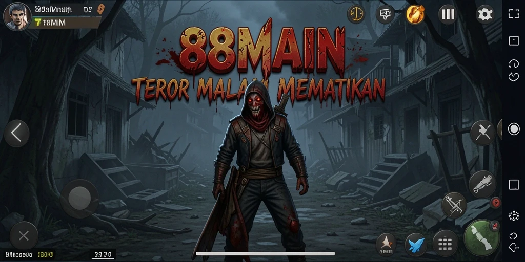 Tampilan gameplay yang mencekam dari 88MAIN.