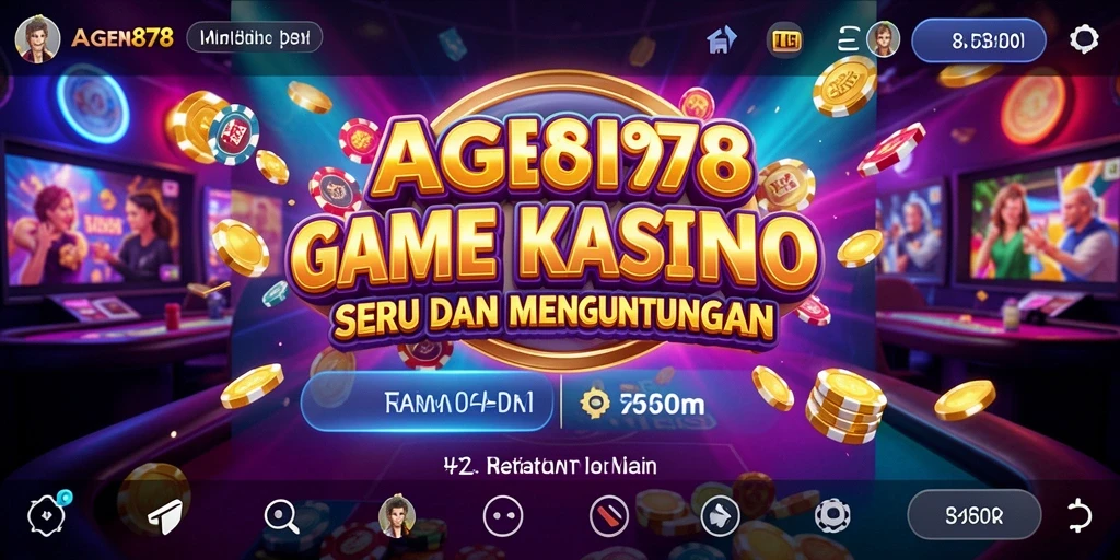 Tampilan gameplay menarik dari AGEN878 yang memikat pemain kasino.