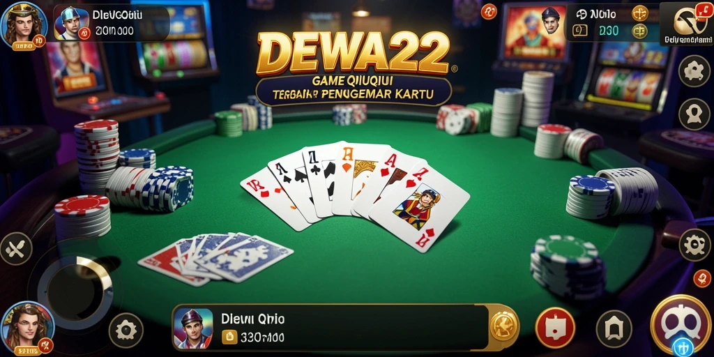 Tampilan gameplay QiuQiu yang menarik dan kompetitif di DEWA22.