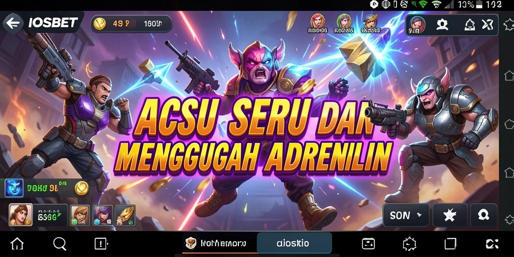 Tampilan gameplay seru dari IOSBET dengan aksi menegangkan.