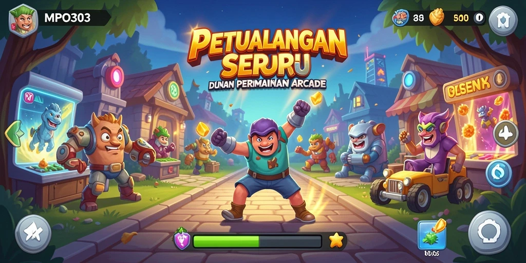 Tangkapan layar MPO303 menampilkan aksi seru dalam permainan arcade.