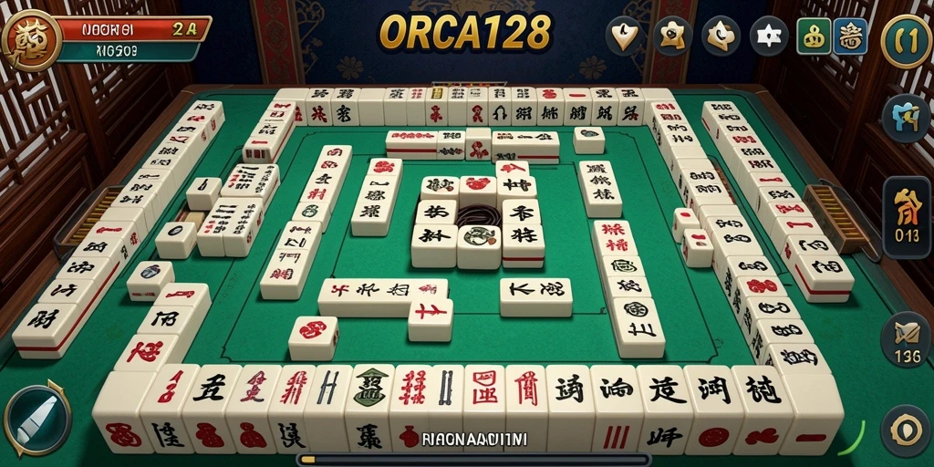 Tampilan gameplay ORCA128 yang menarik dan menantang.