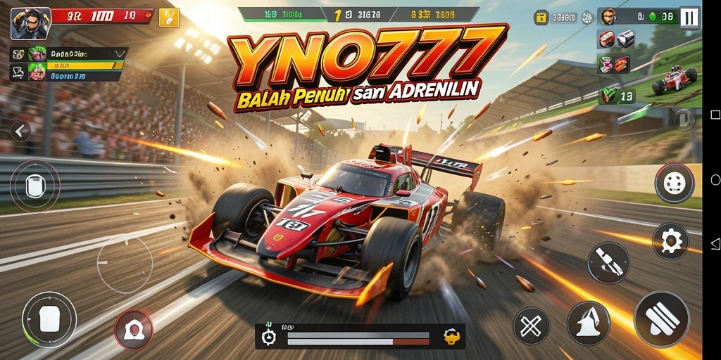 Gameplay balapan yang mengasyikkan dan menegangkan di YONO777.